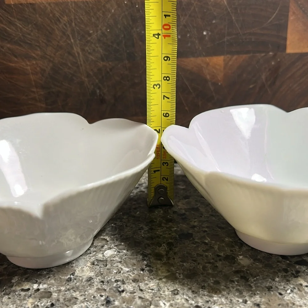 Pier 1 vintage lotus bowls - 2 total